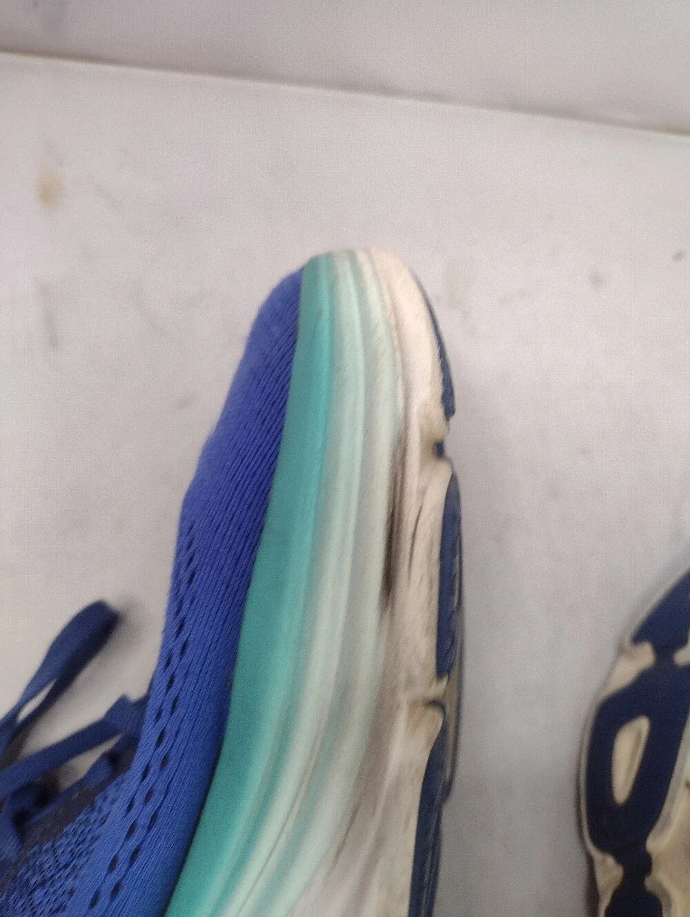 Hoka One One Bondi 8 Womens 8B Running Sneakers Shoes 7.5 B Blue B12